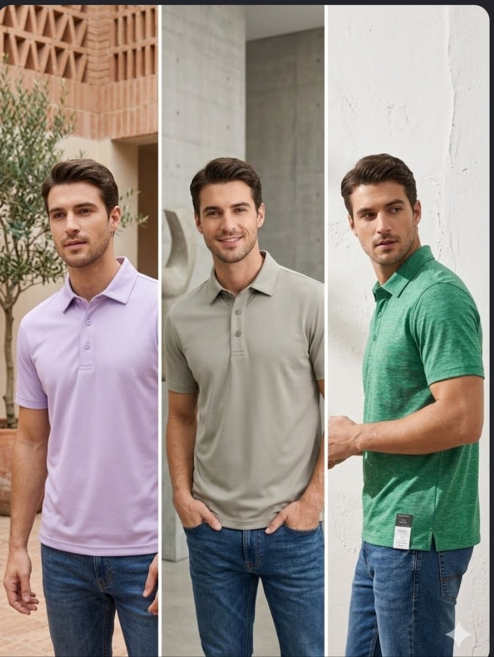 🆕️ 3pcs Xersion Lifestyle Everair Polo